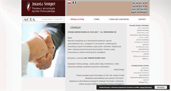 Desktop Screenshot of jezykfrancuski.eu